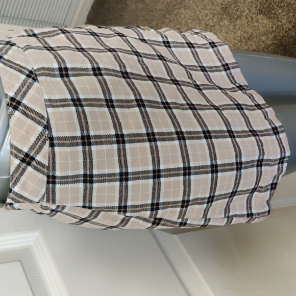 Divided button skirt plaid checker size S - Picture 3 of 5